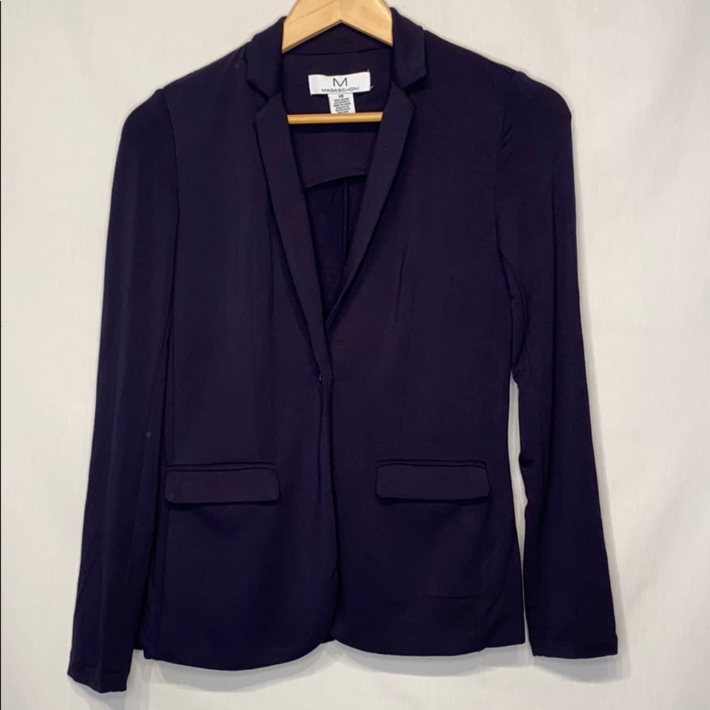 Magaschoni Blue blazer size: xs